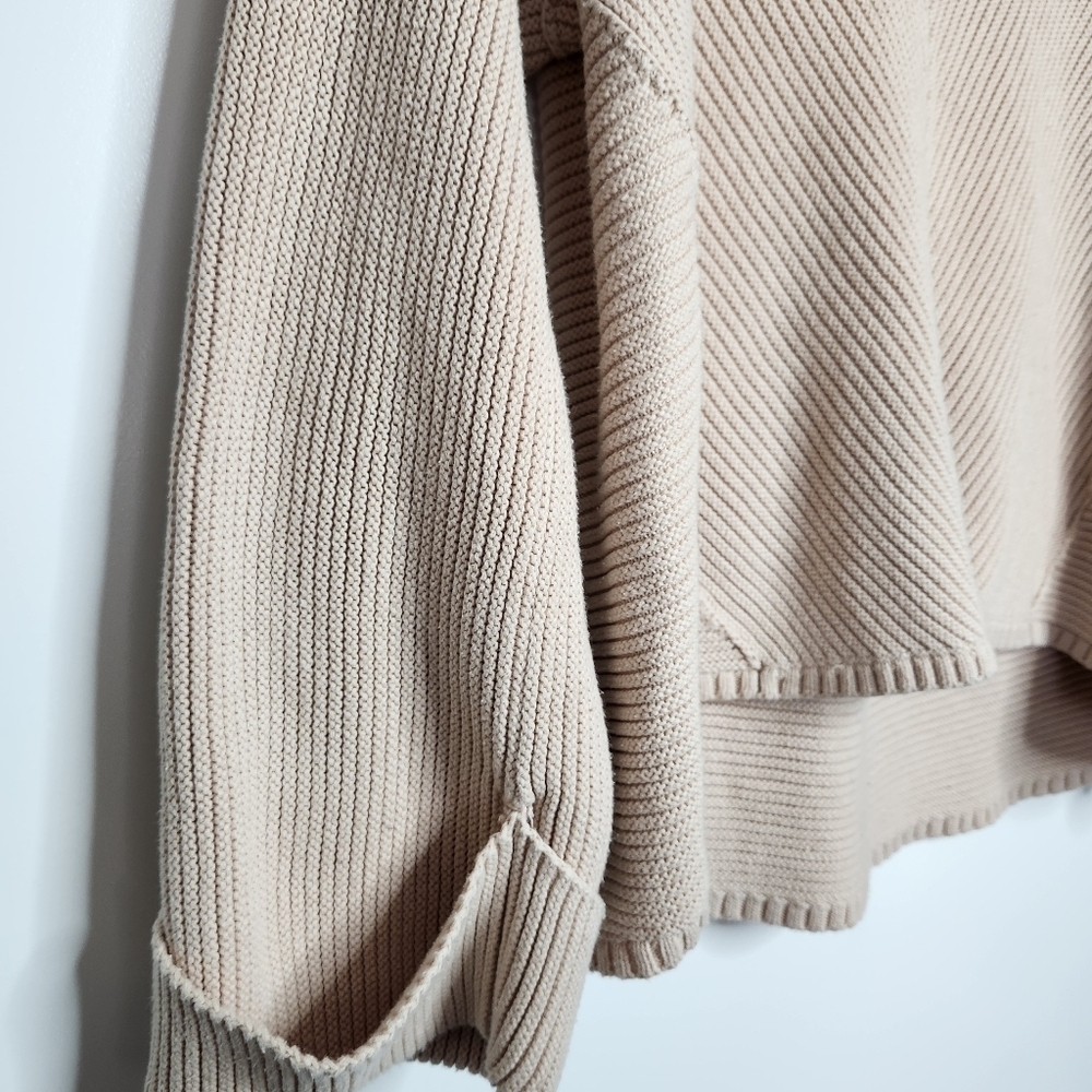 Free People La Brea Sweater V Neck Oversized Knit - Picture 4 of 10